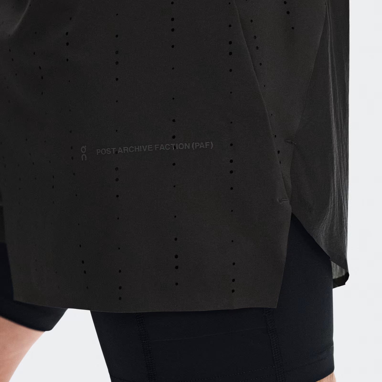 On Zero 2-In-1 Shorts Paf Molasses | Black