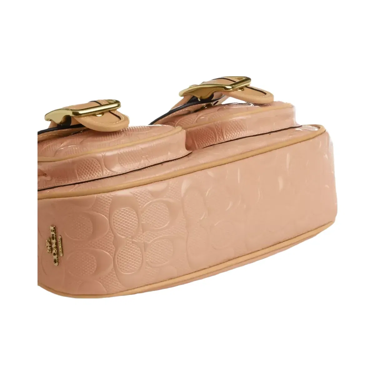 Coach Ashton Shoulder Bag In Signature Leather in Gold Faded Blush