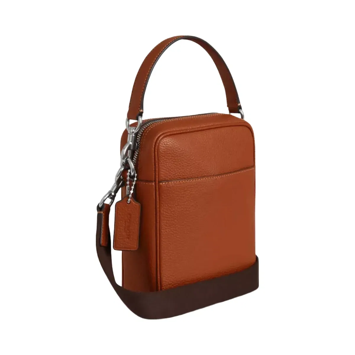 Coach Tristan Crossbody Bag 14 in Silver Amber Brown