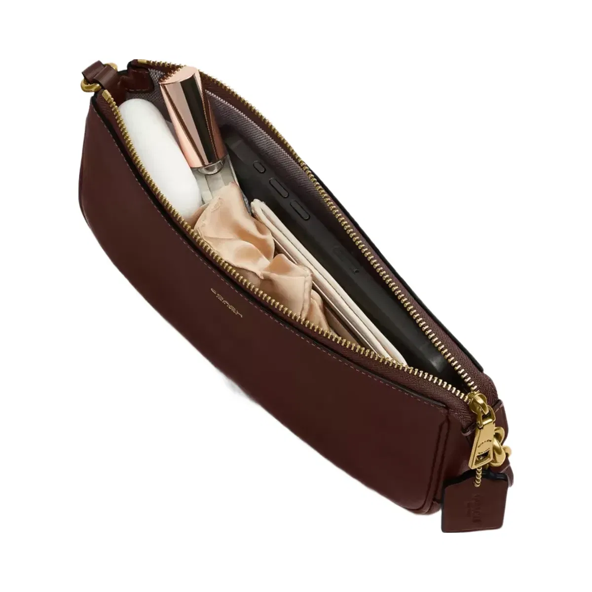 Coach Plaza Bag in Brass Maple