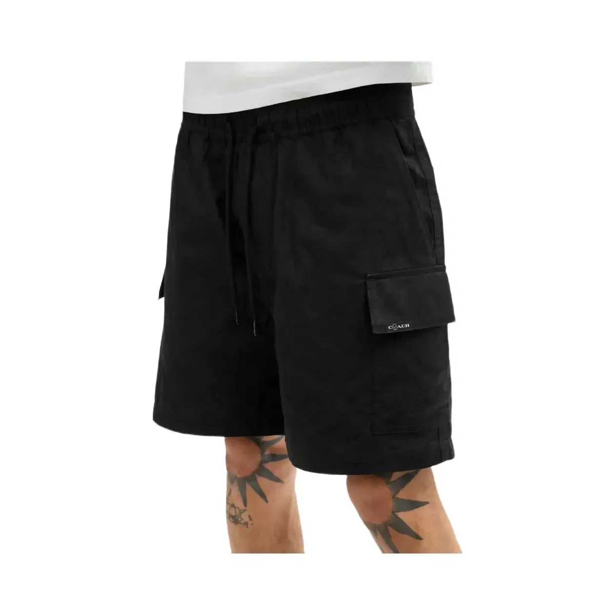 Coach x Brain Dead Signature Camp Shorts in Black
