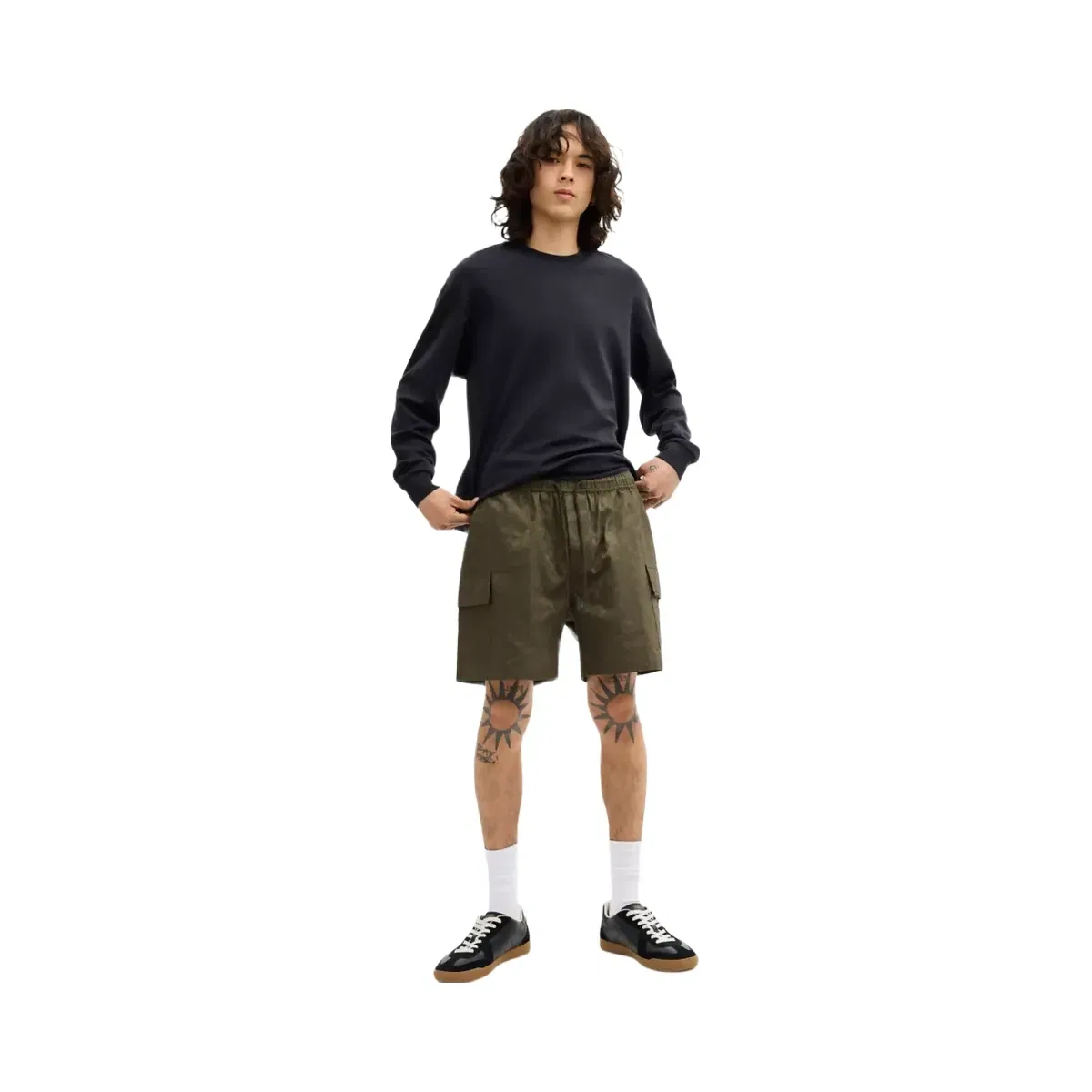 Coach x Brain Dead Signature Camp Shorts in Green