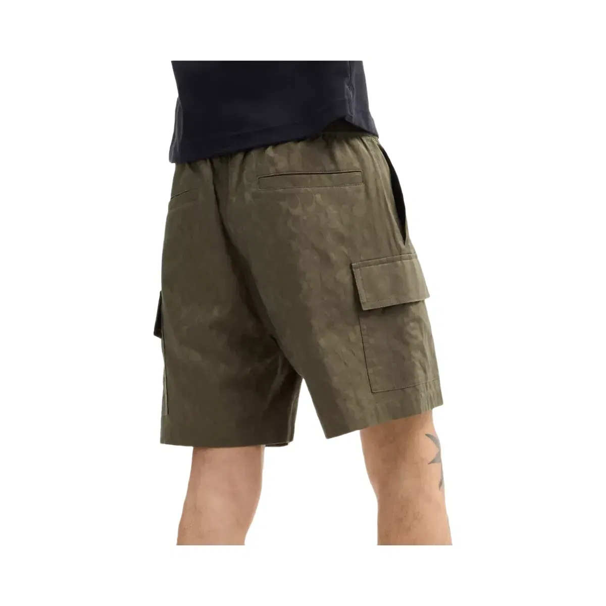 Coach x Brain Dead Signature Camp Shorts in Green
