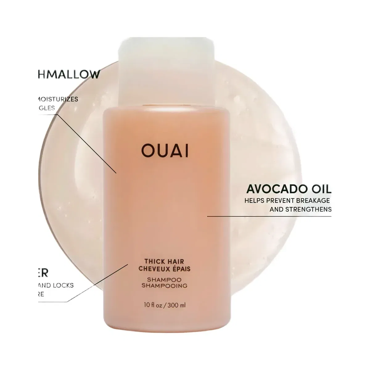 OUAI Thick Hair Shampoo & Conditioner Set