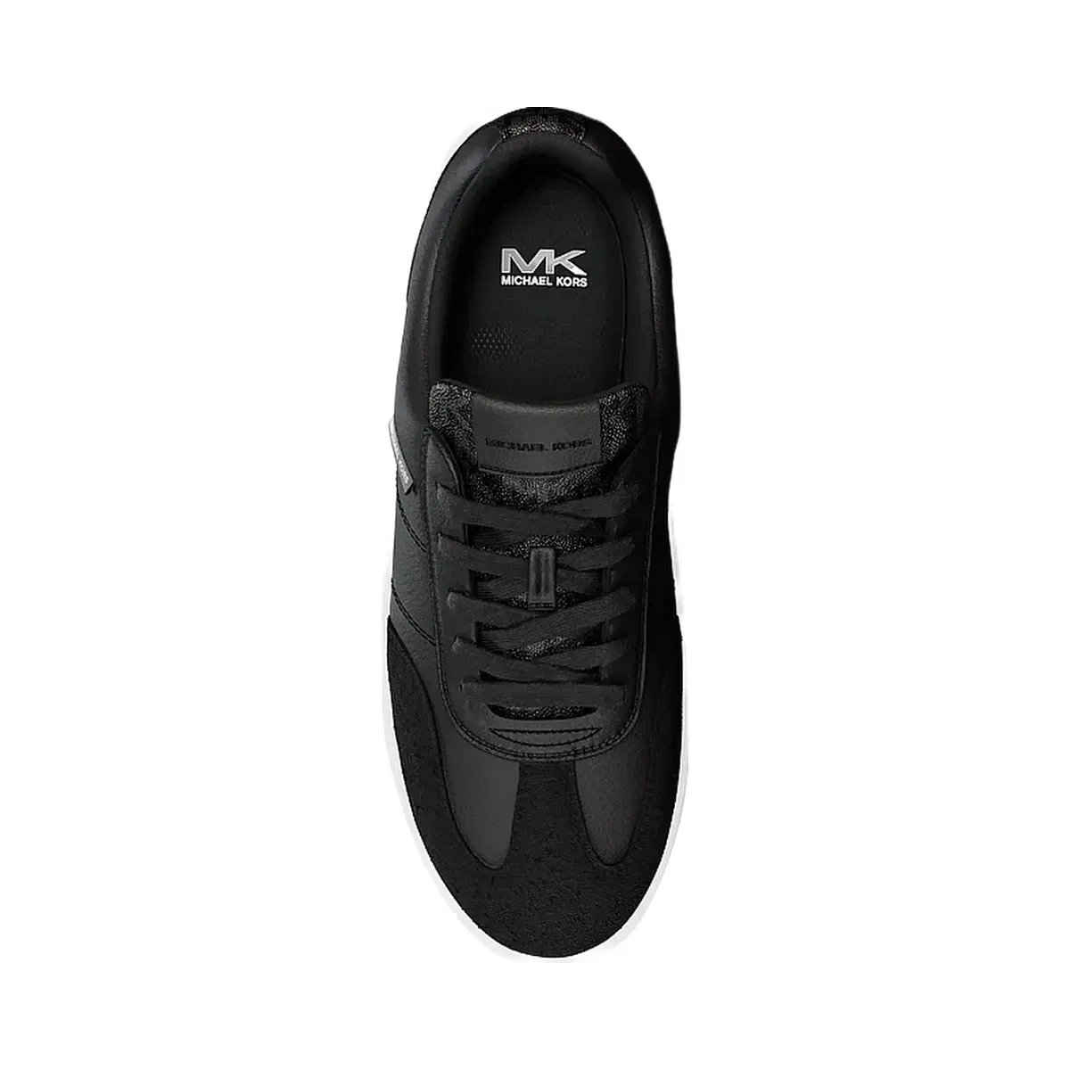Michael Kors Kai Mixed-Media Sneaker Black