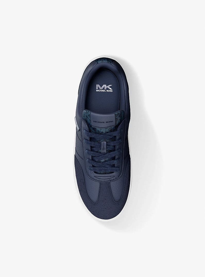 Michael Kors Kai Mixed-Media Sneaker