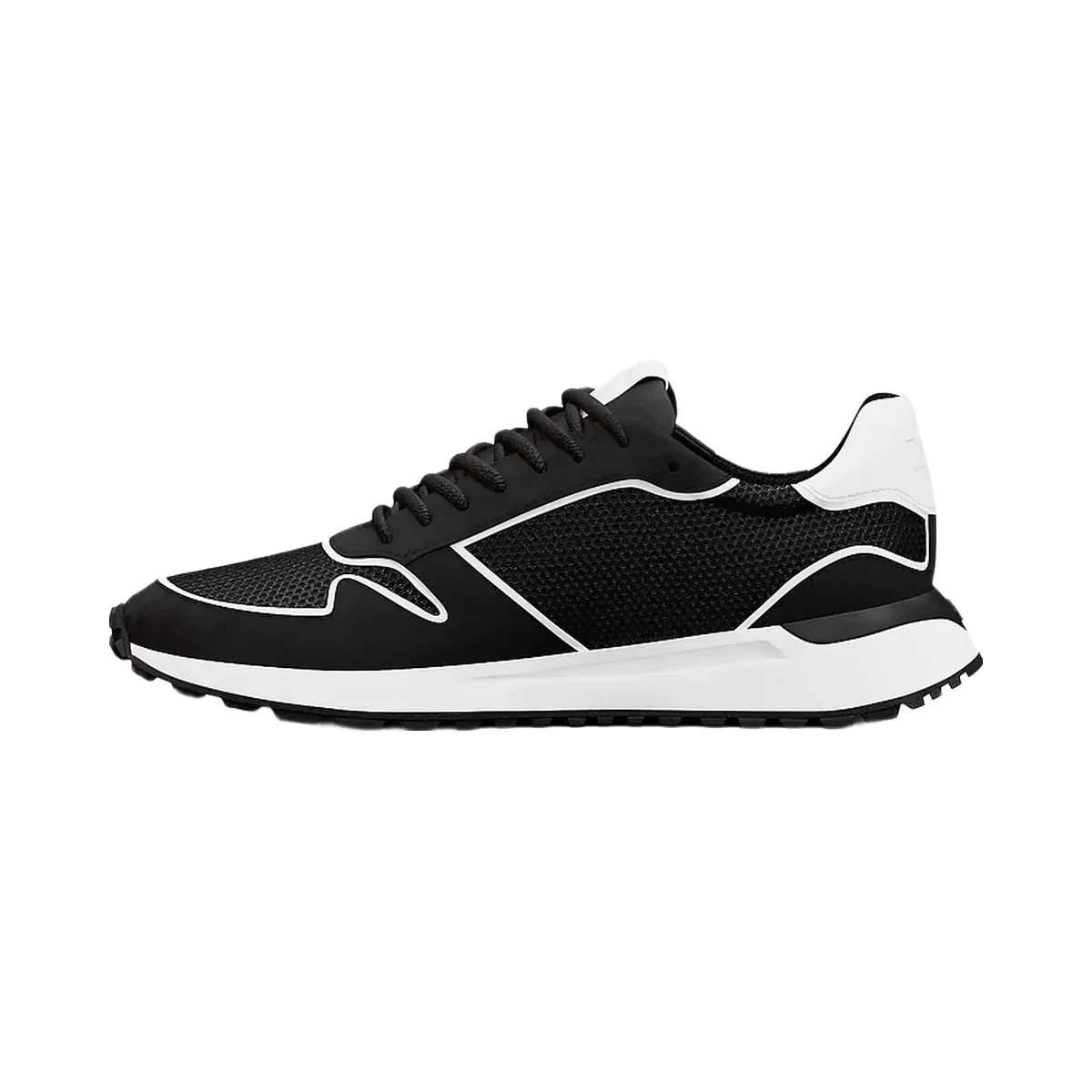 Michael Kors Dax Mixed-Media Trainer Black
