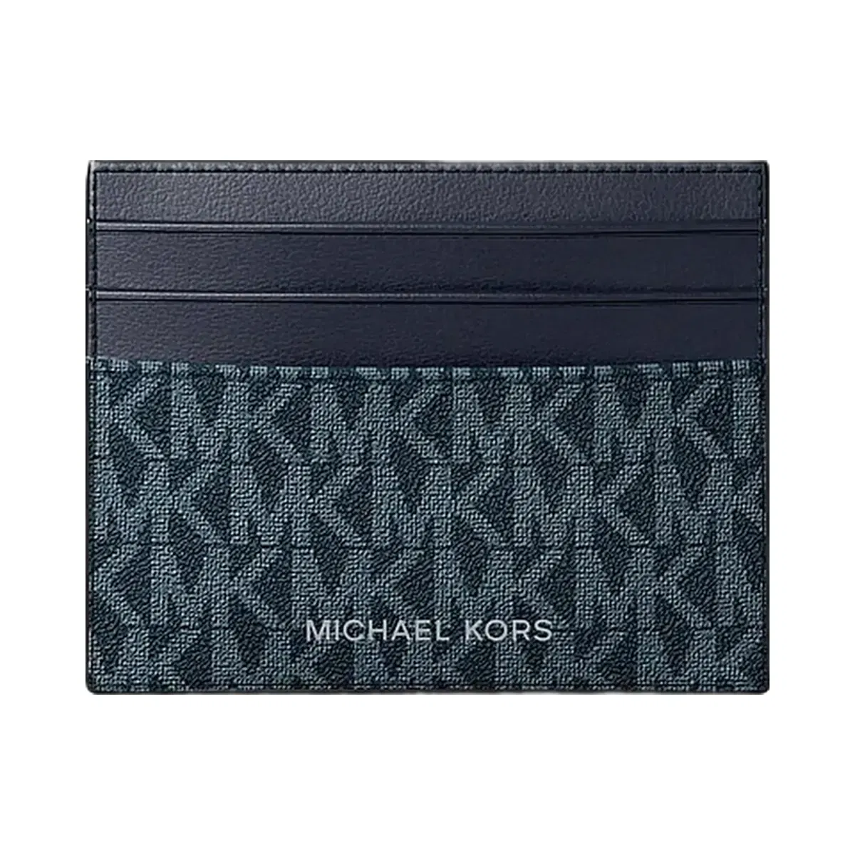 Michael Kors Cooper Signature Logo Card Case Admrl/Plblue