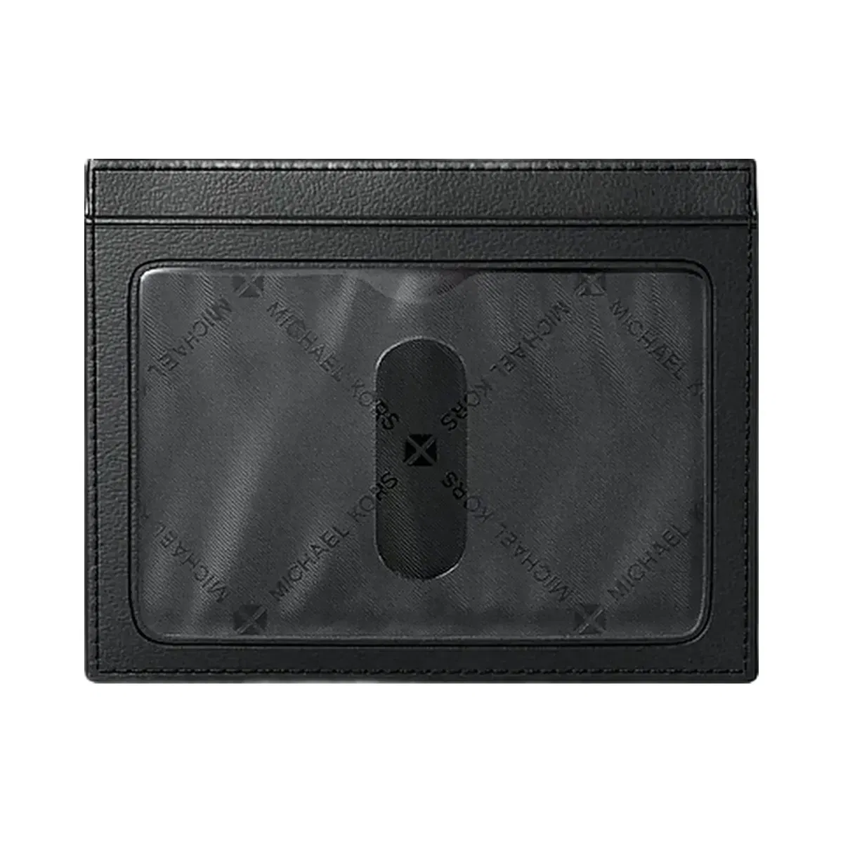 Michael Kors Cooper Signature Logo Card Case Black