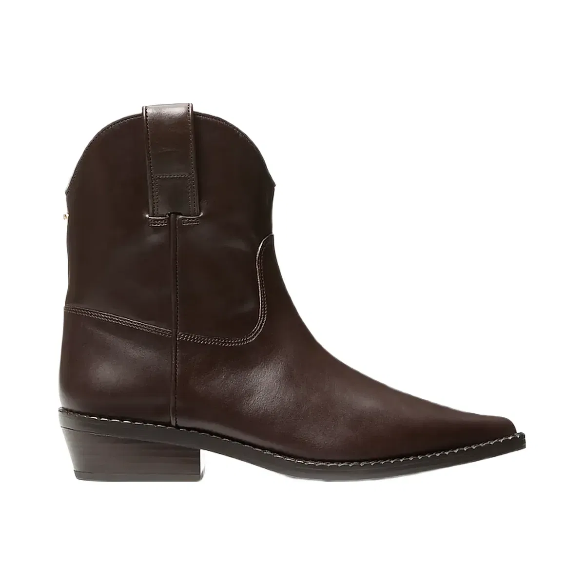 Michael Kors Noemie Leather Boot Chocolate