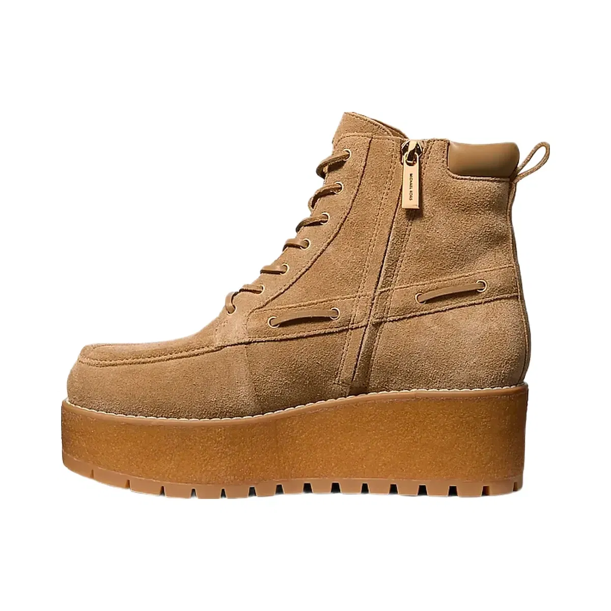 Michael Kors Kenny Suede Platform Boot Husk