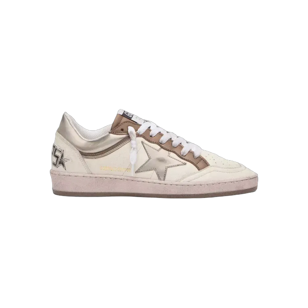 Golden Goose Ball Star LTD In Nappa Leather With Metallic Bio-Based Star And Inserts