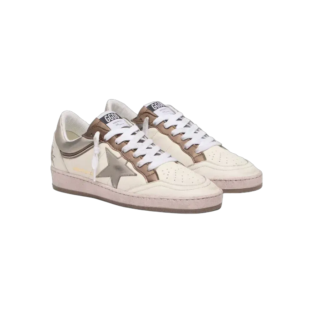 Golden Goose Ball Star LTD In Nappa Leather With Metallic Bio-Based Star And Inserts