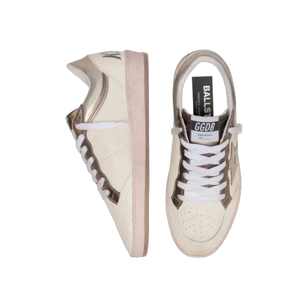 Golden Goose Ball Star LTD In Nappa Leather With Metallic Bio-Based Star And Inserts