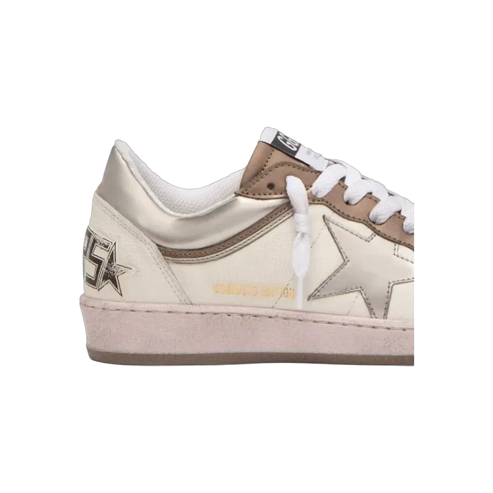 Golden Goose Ball Star LTD In Nappa Leather With Metallic Bio-Based Star And Inserts