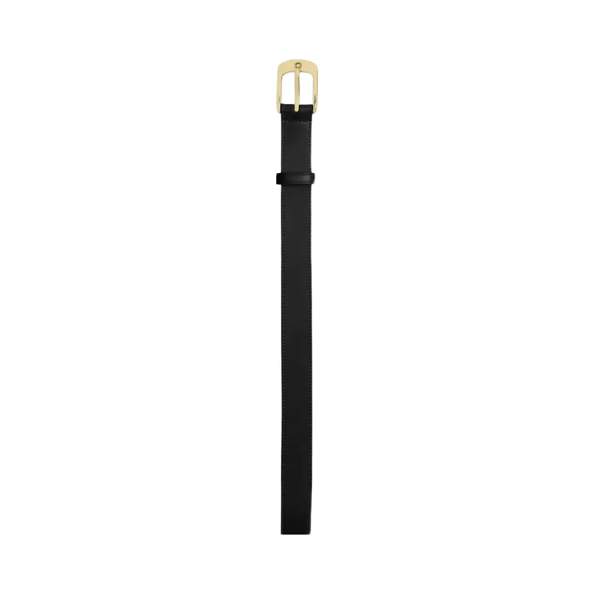 Coach C Harness Buckle Belt, 25 Mm in Gold Black
