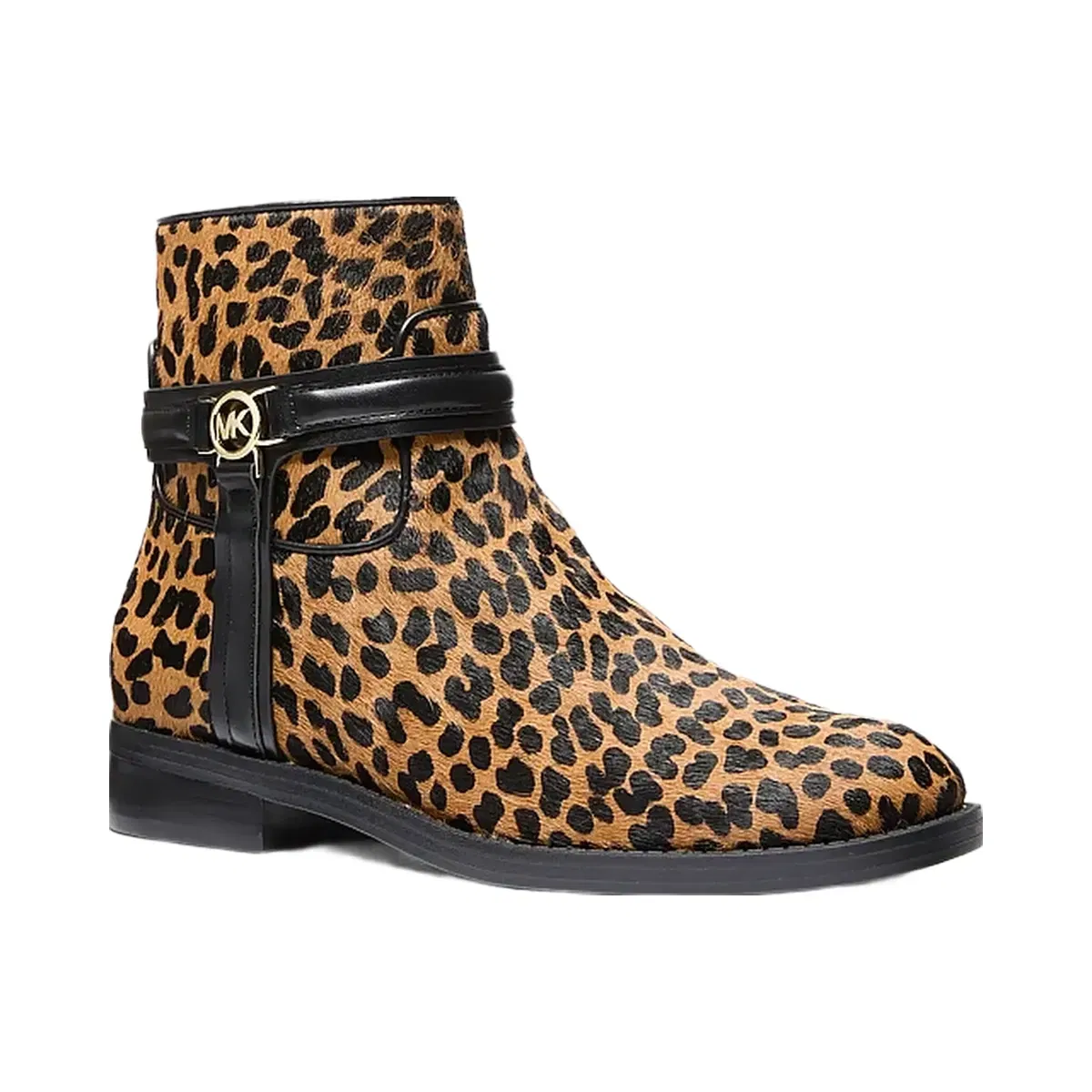 Michael Kors Mindy Leopard Print Calf Hair Boot Deer Multi