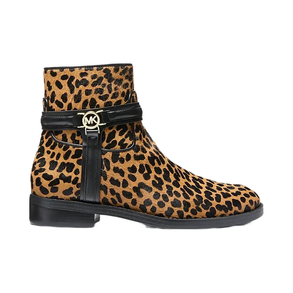 Michael Kors Mindy Leopard Print Calf Hair Boot Deer Multi
