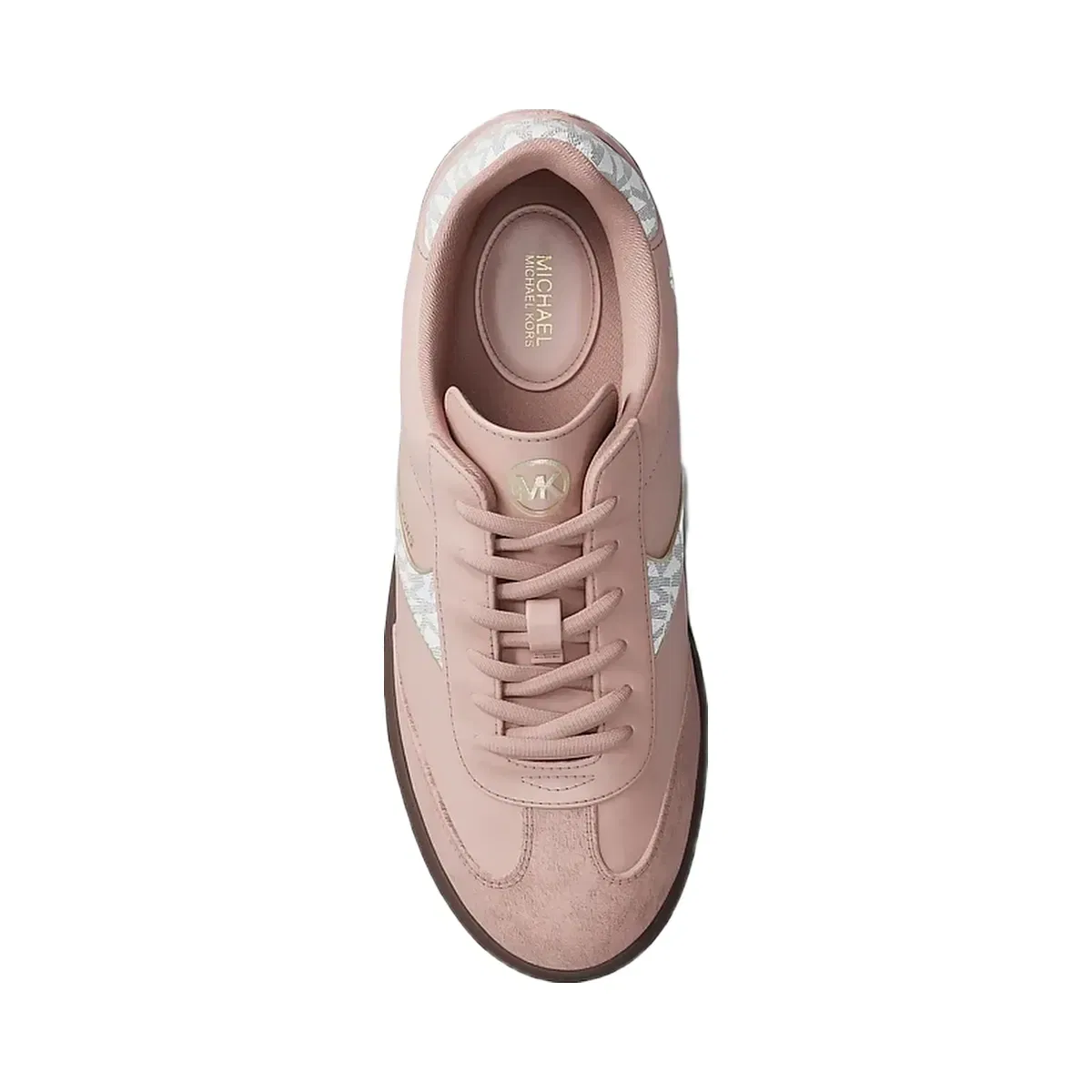 Michael Kors Benny Mixed-Media Sneaker Powder Blush