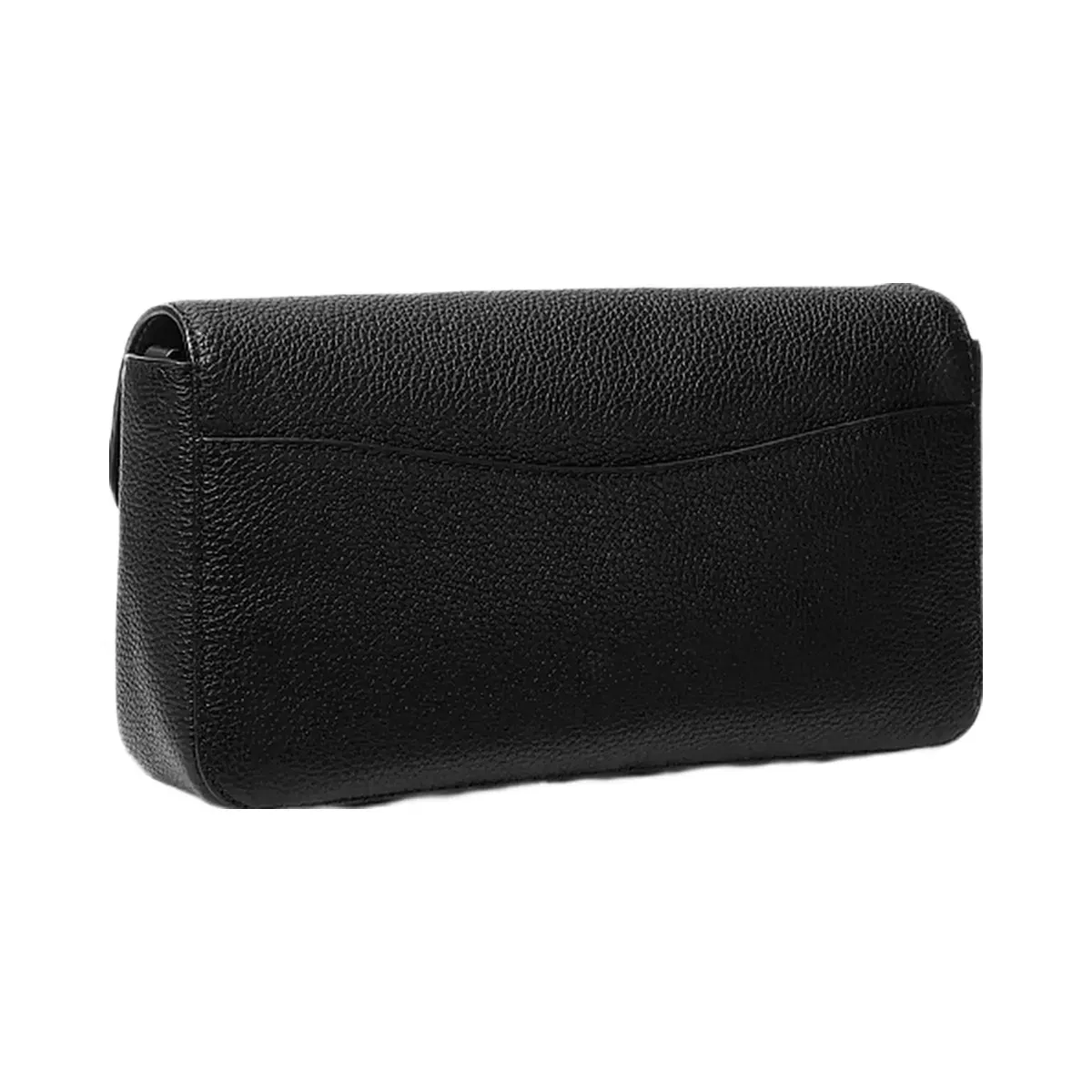 Michael Kors Kacey Medium Pebbled Leather Shoulder Bag Black