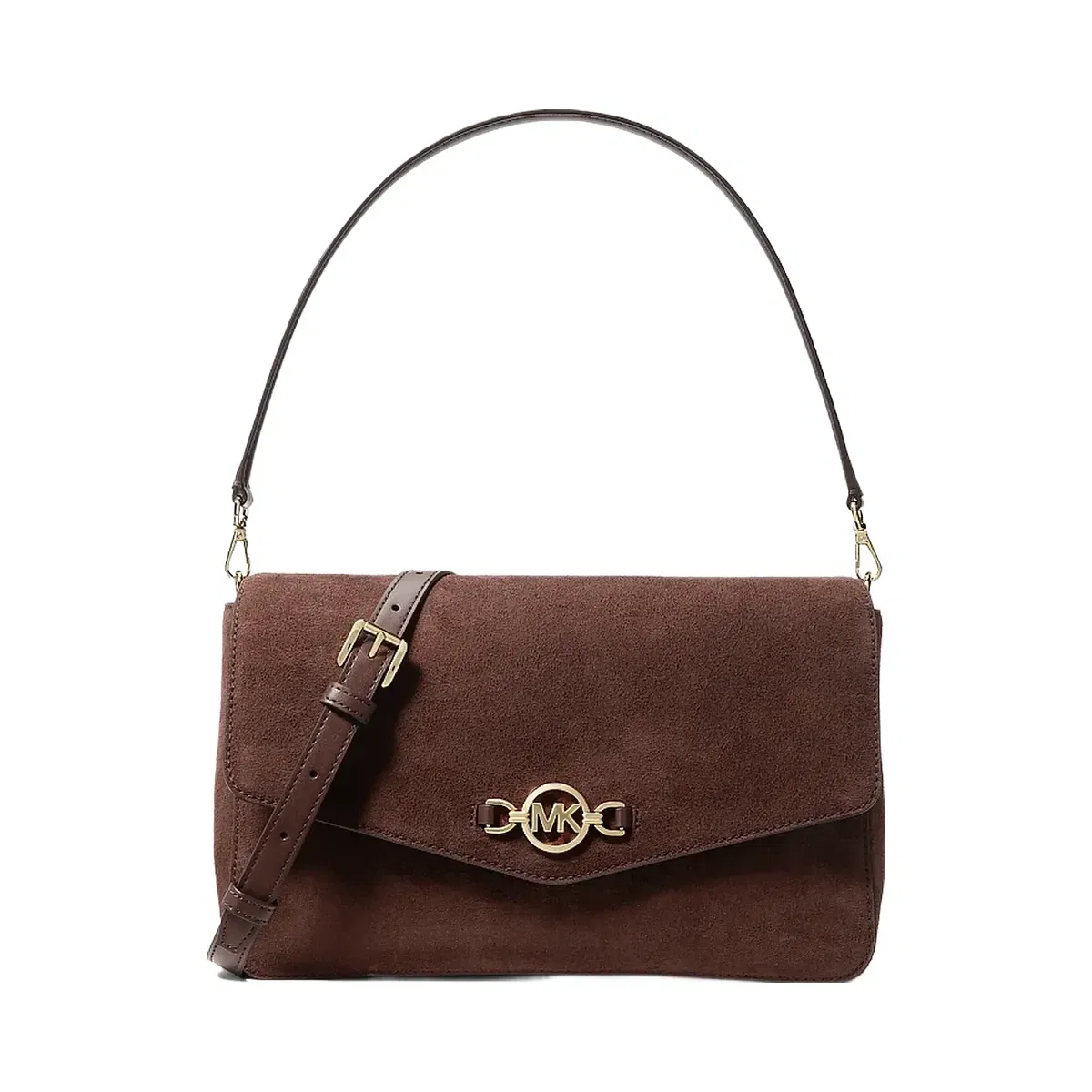 Michael Kors Kacey Large Convertible Crossbody Bag Nutmeg