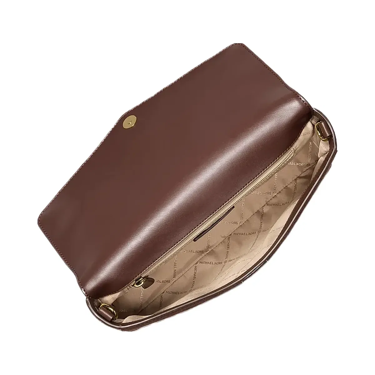 Michael Kors Kacey Large Convertible Crossbody Bag Nutmeg