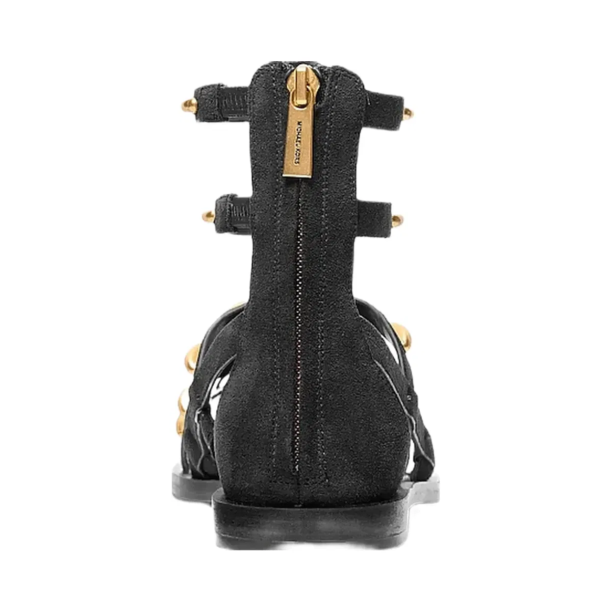 Michael Kors Noa Studded Suede Gladiator Sandal Black
