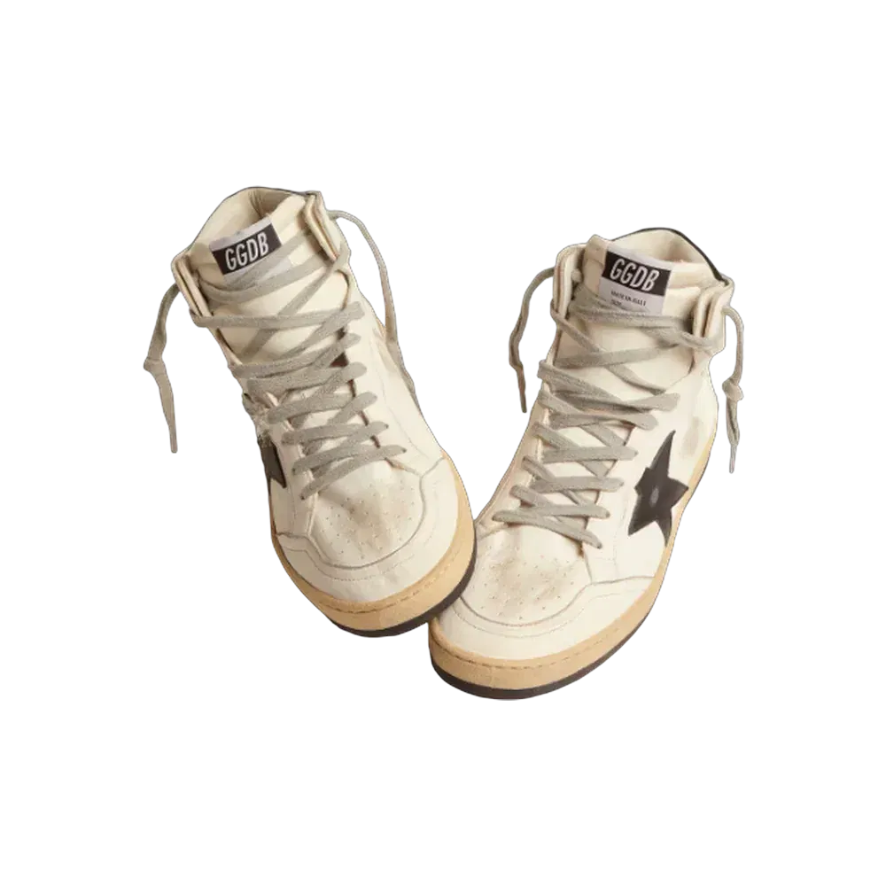 Golden Goose Sky-Star With Signature On The Ankle And Black Inserts