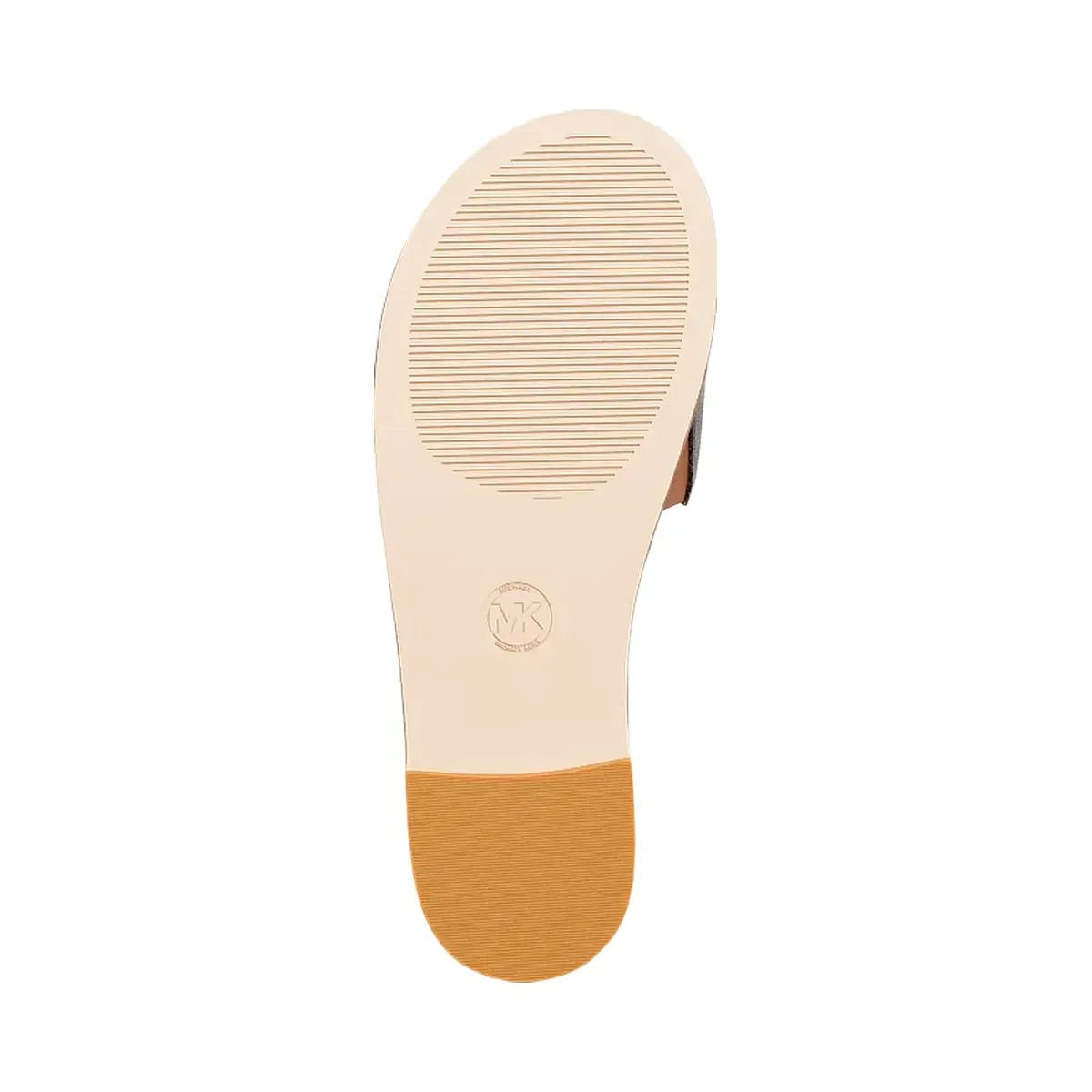 Michael Kors Carissa Signature Logo Slide Sandal Brown Multi