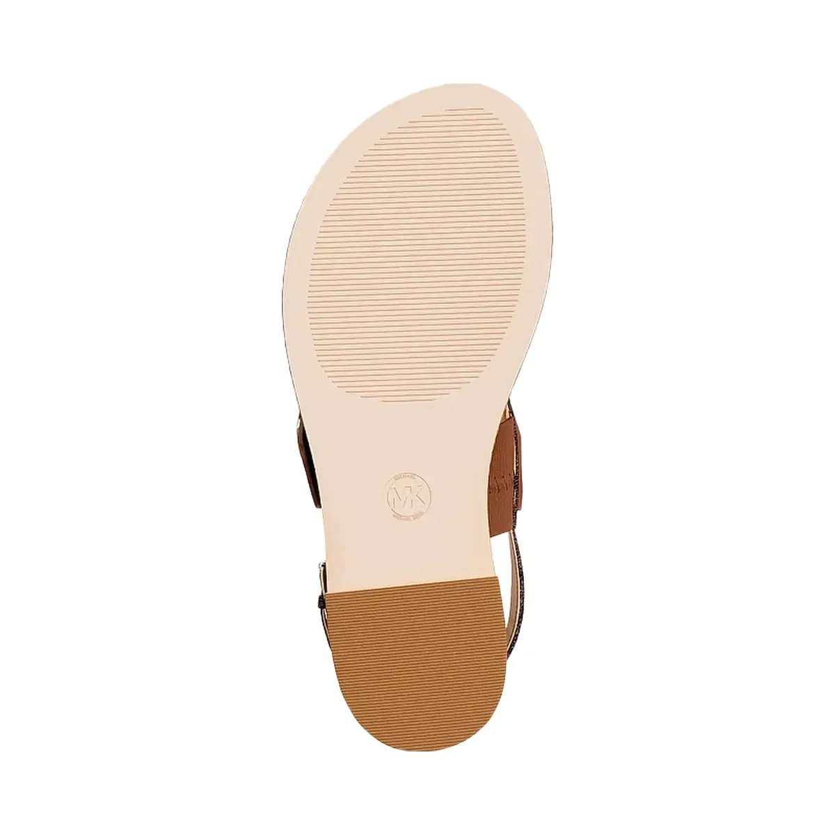 Michael Kors Carmen Signature Logo Sandal Brown