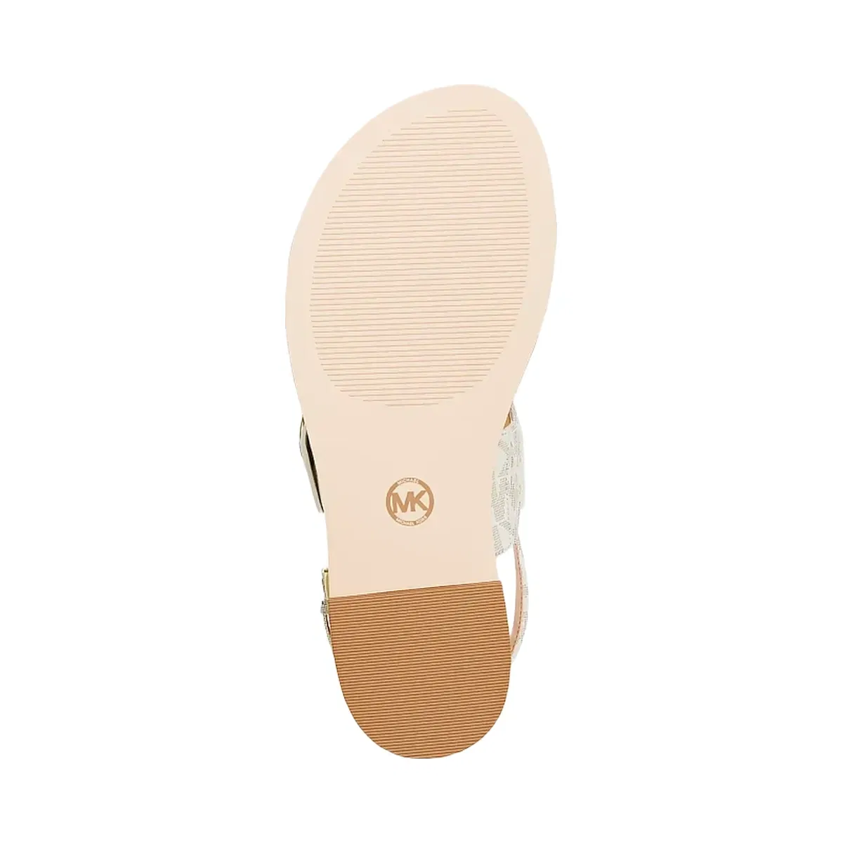 Michael Kors Carmen Signature Logo Thong Sandal Vanilla