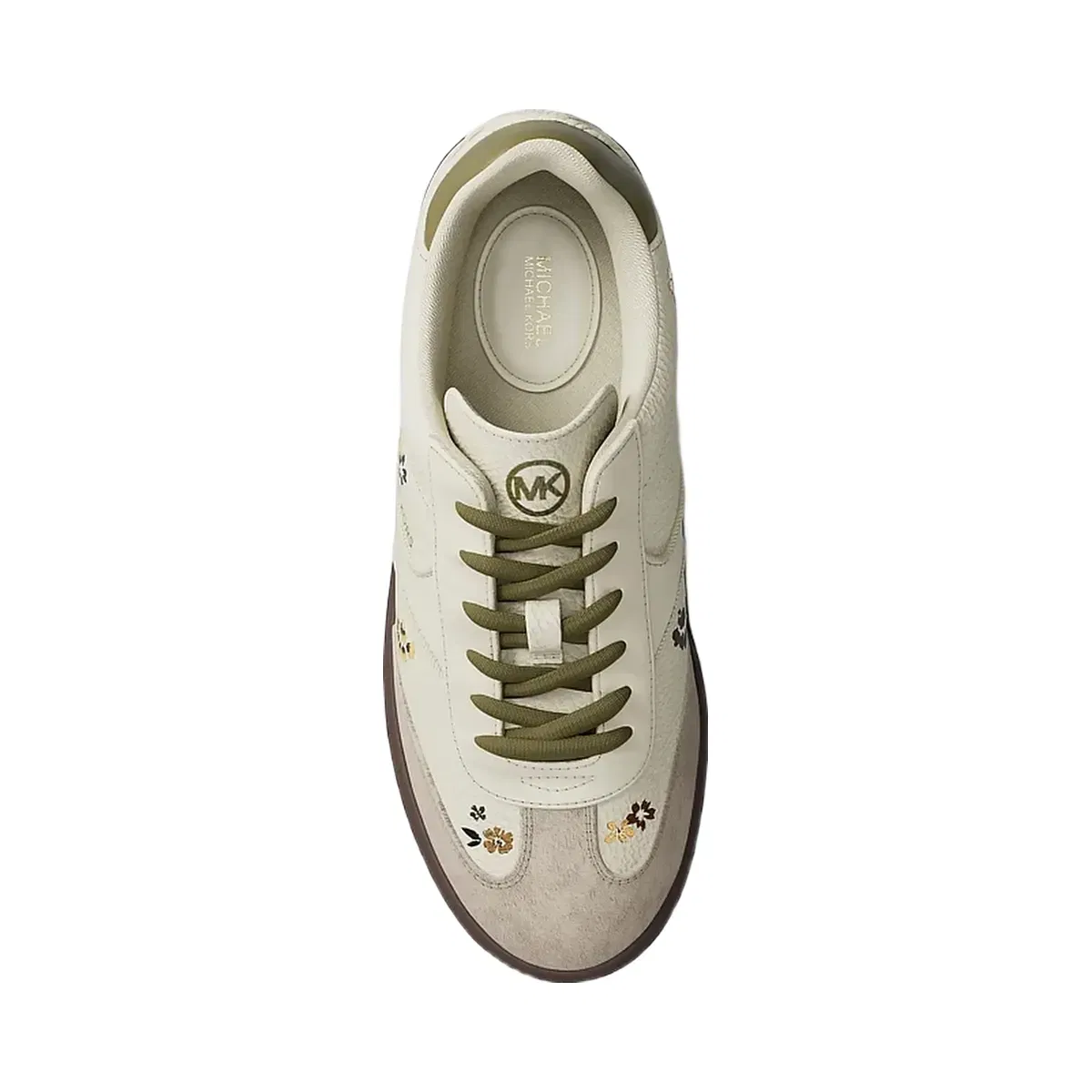 Michael Kors Benny Embellished Sneaker Cream Multi