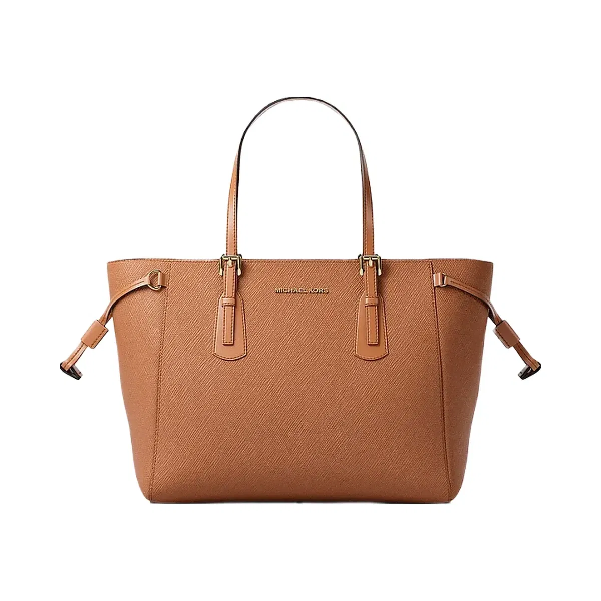 Michael Kors Voyager Extra-Small Saffiano Leather Convertible Crossbody Bag Luggage