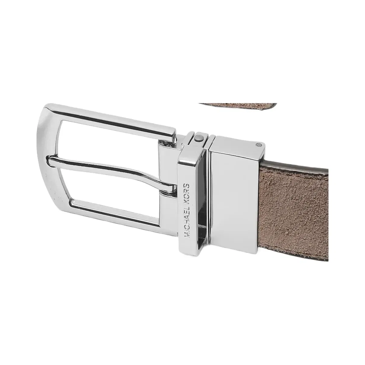 Michael Kors Suede Belt Mushroom