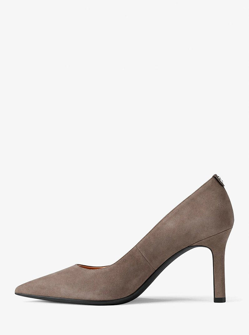 Michael Kors Willa Polyester Microsuede Flex Pump Mushroom