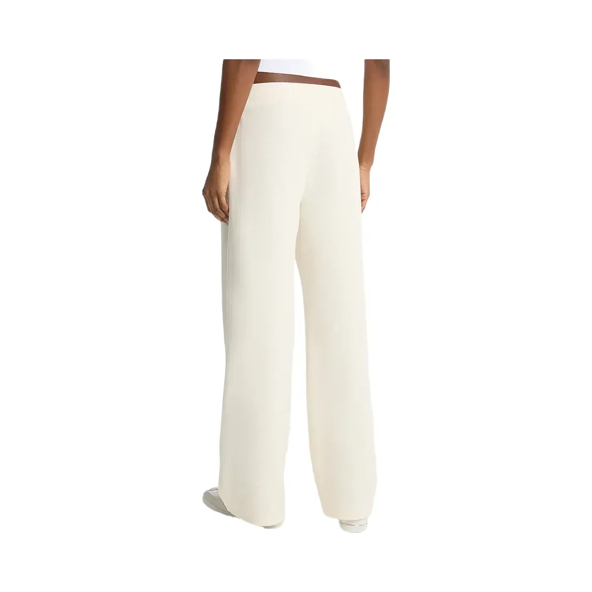 Michael Kors Knit Wide Leg Pants Bone