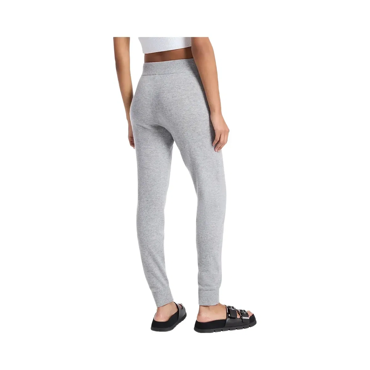 Michael Kors Wool and Cashmere Blend Joggers Heather Grey