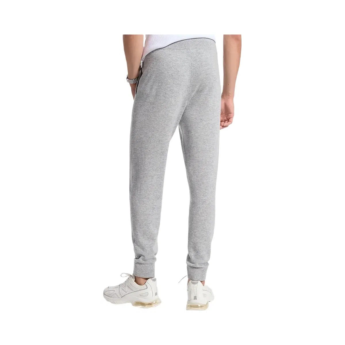 Michael Kors Wool and Cashmere Blend Joggers Heather Grey