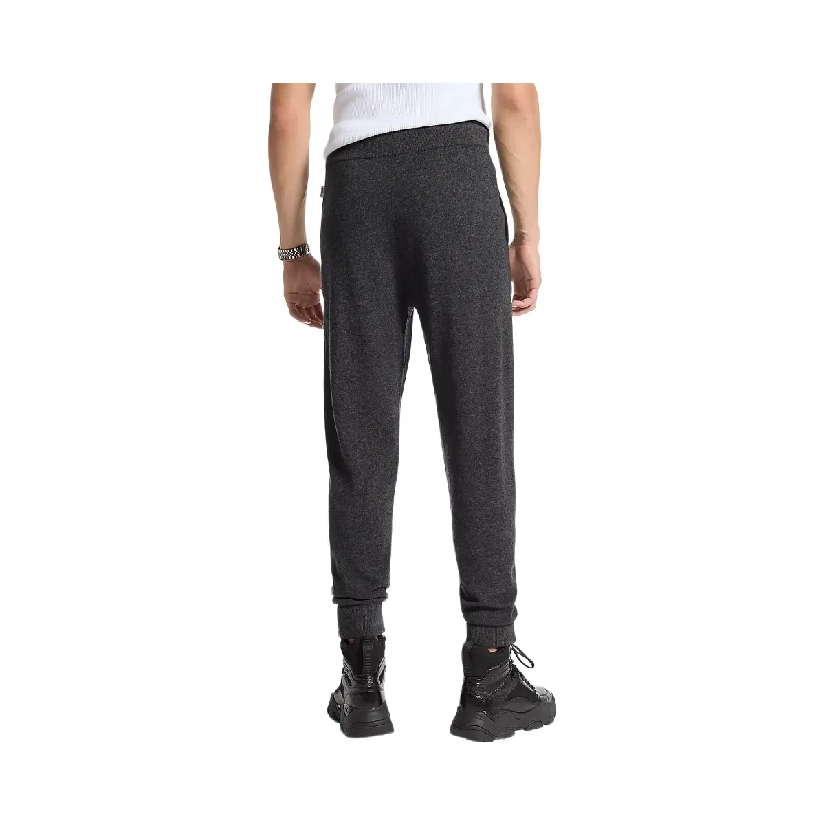 Michael Kors Wool and Cashmere Blend Joggers Charcoal_melange
