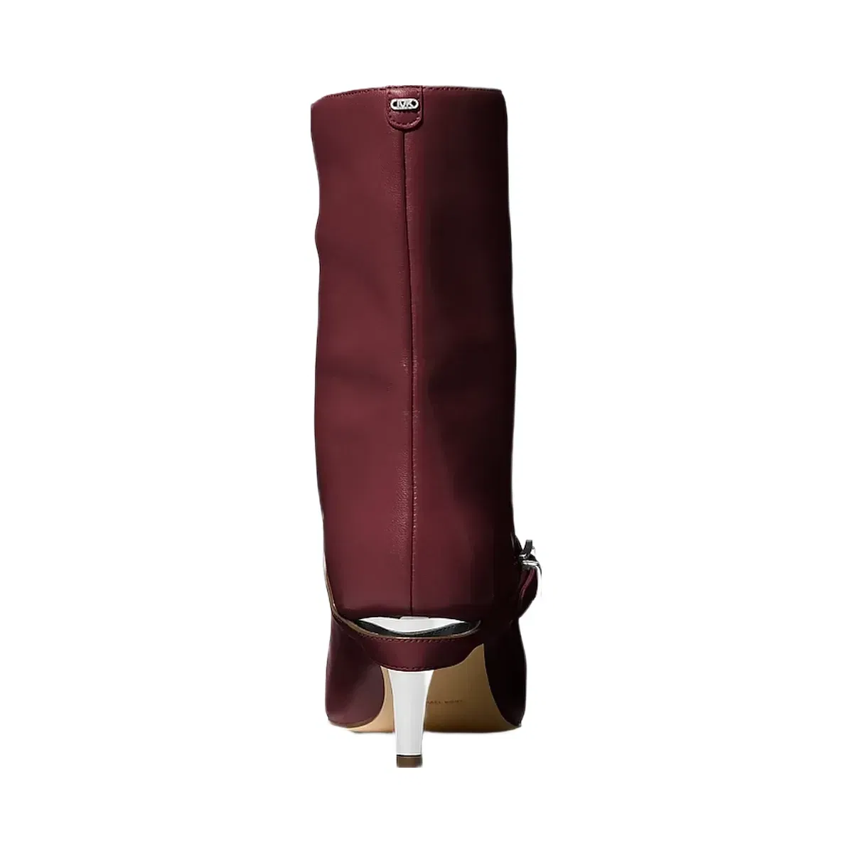Michael Kors Kasia Leather Buckle Boot Oxblood