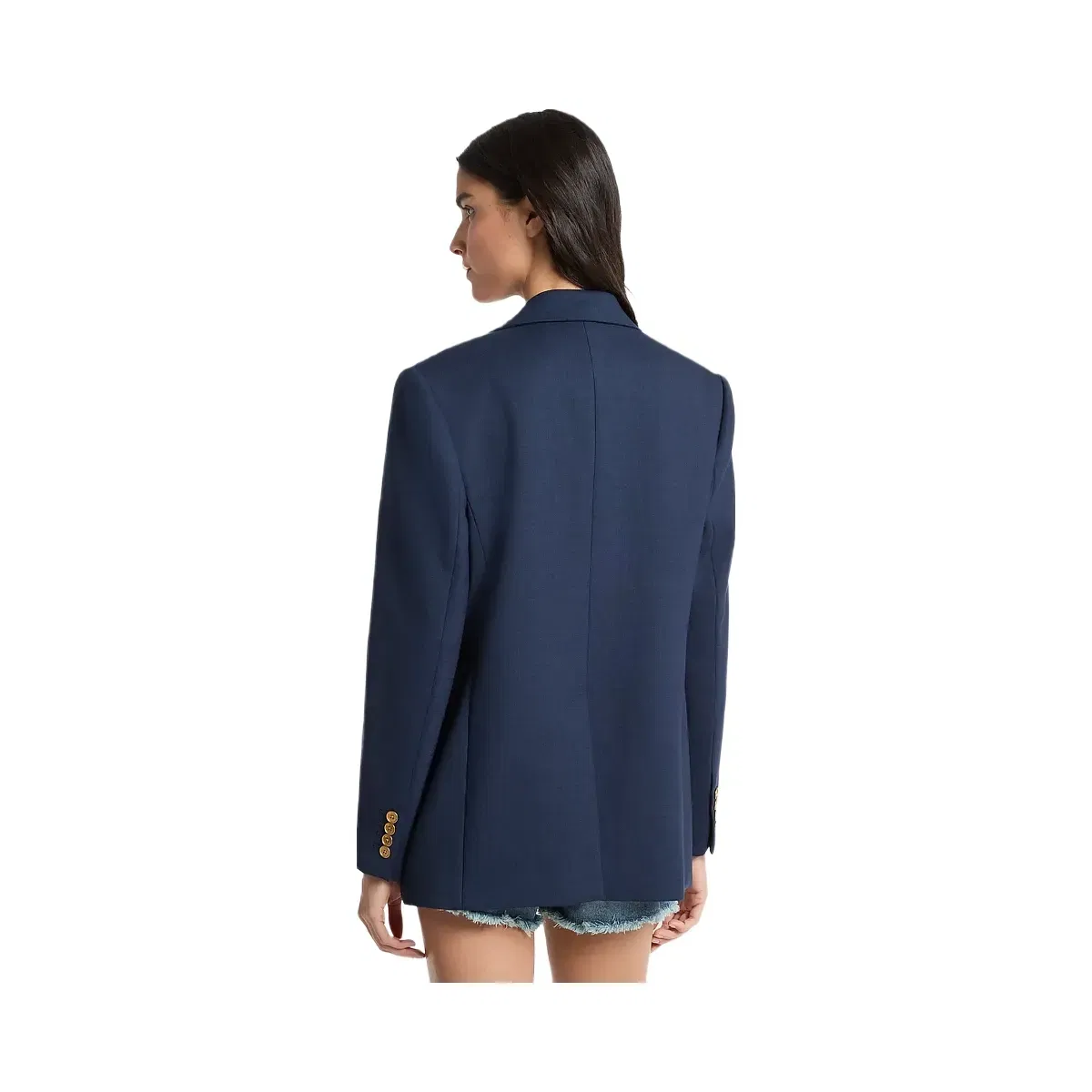 Michael Kors Oversized Crepe Blazer Midnightblue