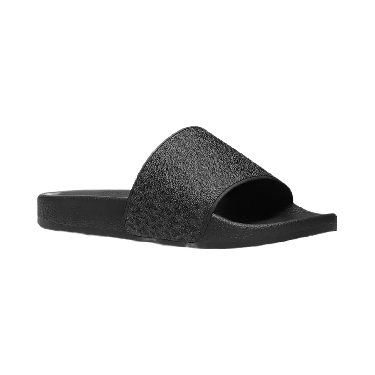 Michael Kors Dawson Signature Logo Slide Sandal Black