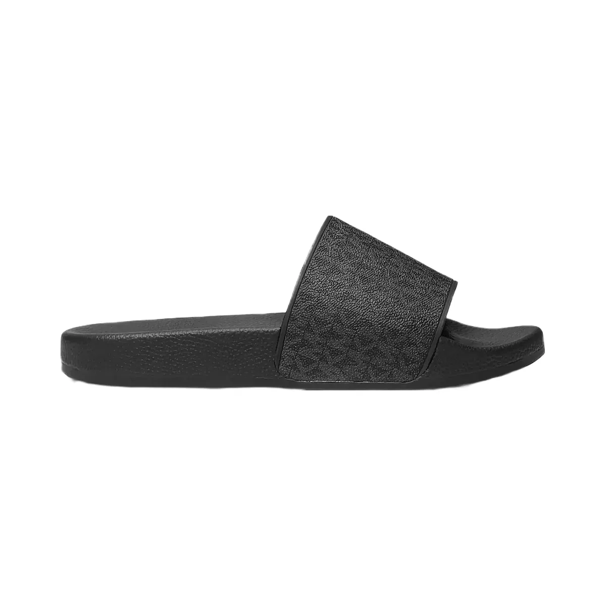 Michael Kors Dawson Signature Logo Slide Sandal Black