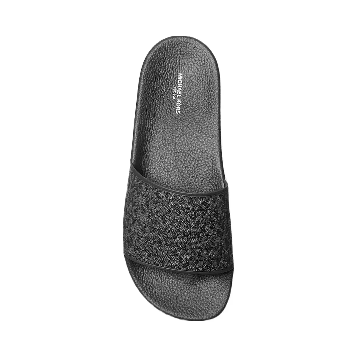 Michael Kors Dawson Signature Logo Slide Sandal Black