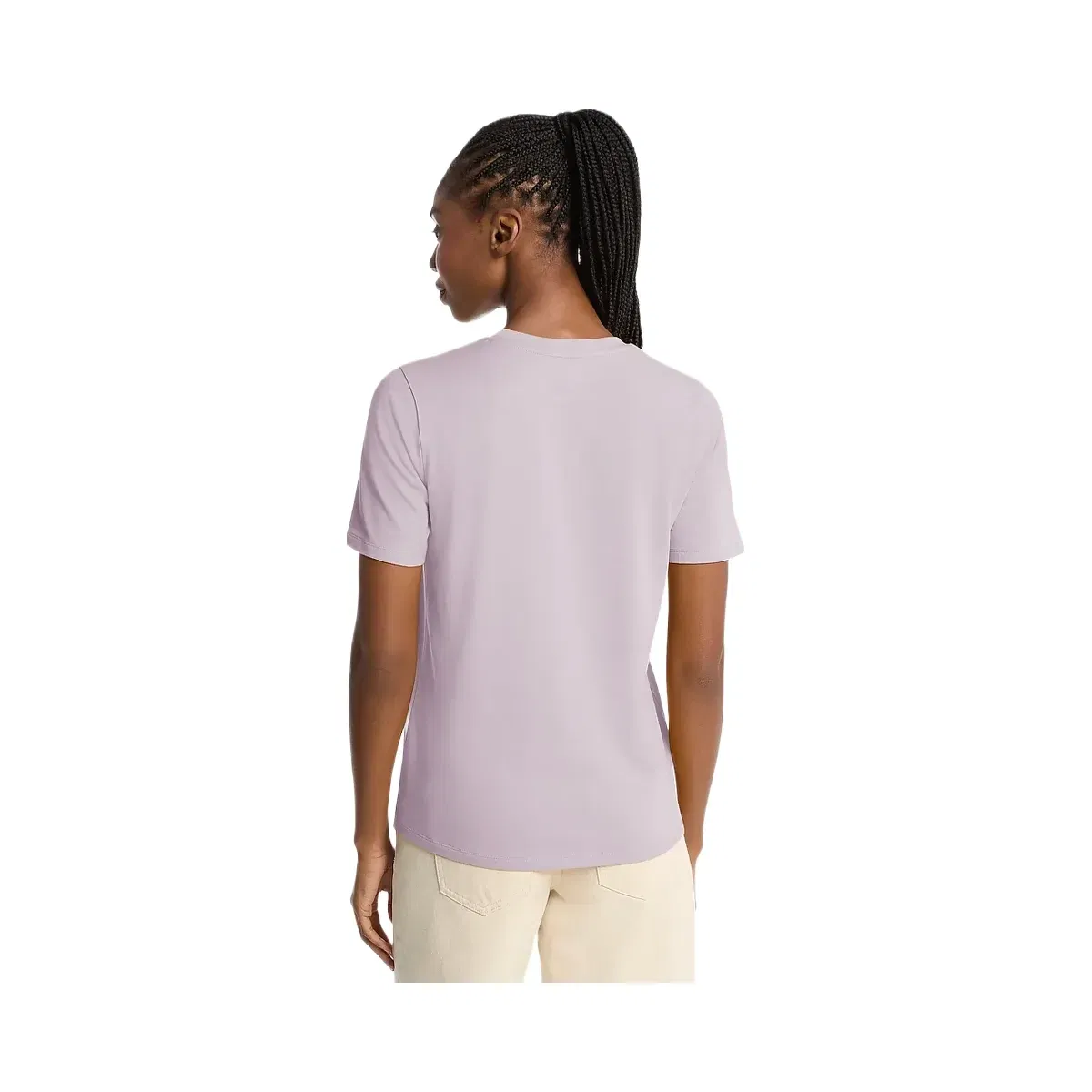 Michael Kors Sequined Logo Cotton T-Shirt Lilac