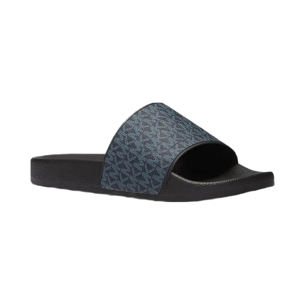 Michael Kors Dawson Signature Logo Slide Sandal Admrl/Plblue