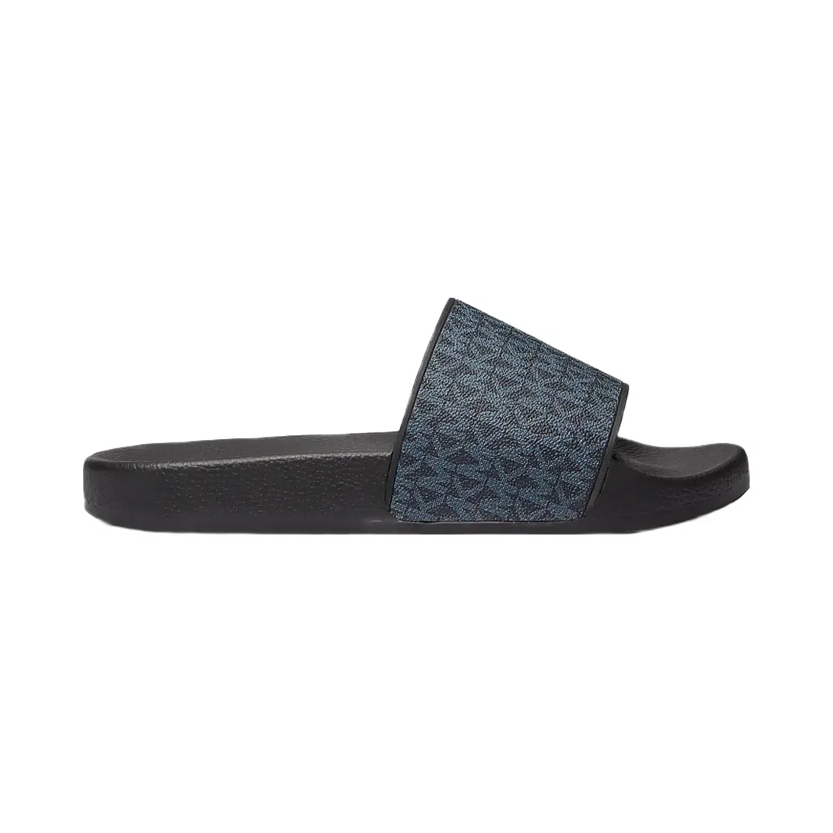 Michael Kors Dawson Signature Logo Slide Sandal Admrl/Plblue