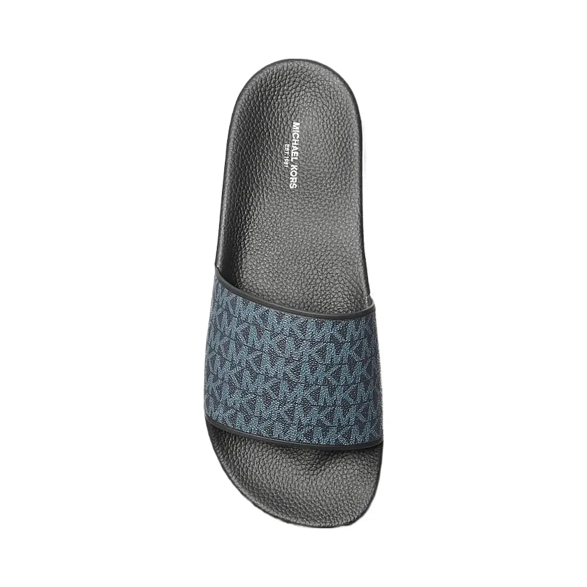 Michael Kors Dawson Signature Logo Slide Sandal Admrl/Plblue