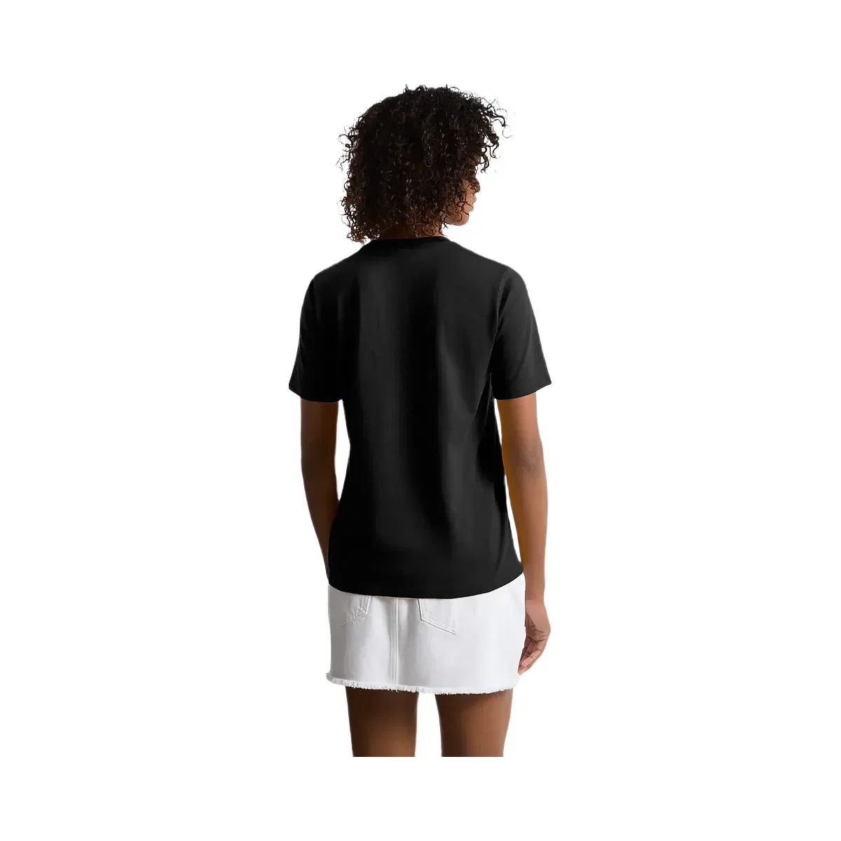 Michael Kors Sequined Logo Cotton T-Shirt Black