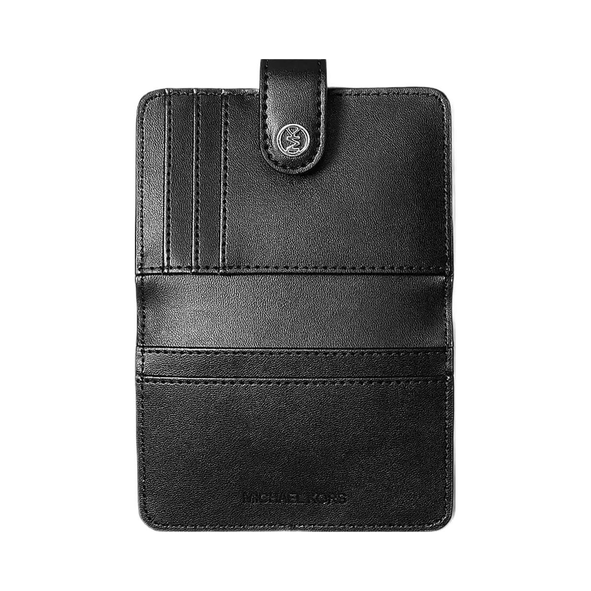 Michael Kors Jet Set Travel Small Signature Logo Billfold Wallet Black